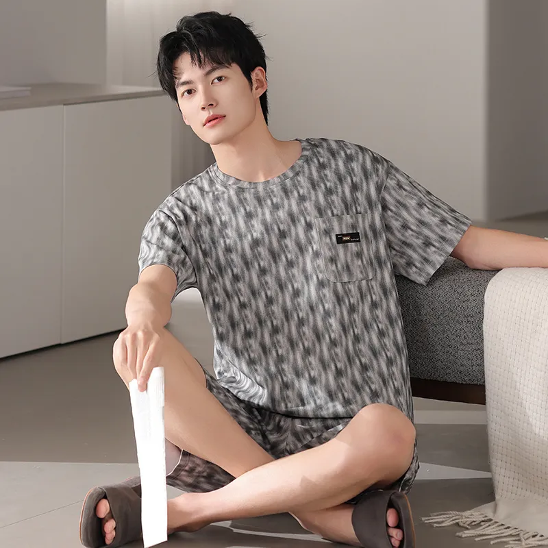 Good Fortune Pajama Set Men's Image Color-4