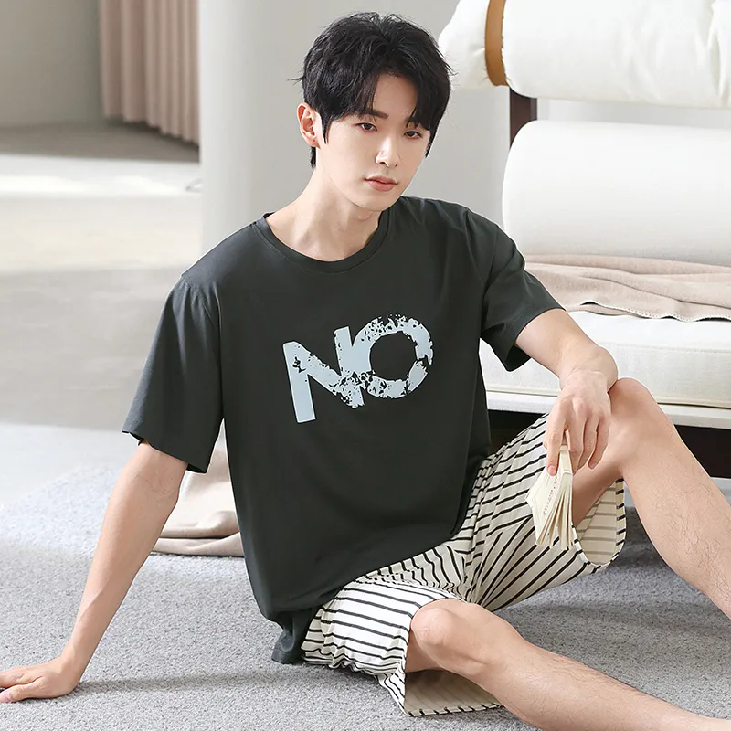 Good Fortune Pajama Set Men's Image Color-3