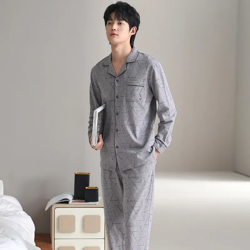 Good Fortune Pajama Set Men's Image Color-6