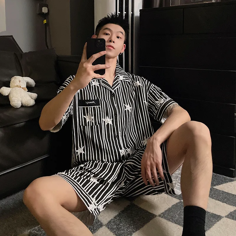 Good fortune Men Pajama Sets-1