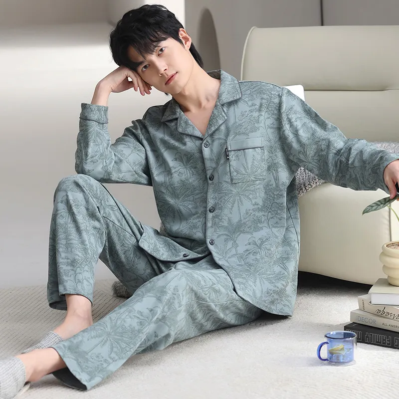 Good Fortune Pajama Set Men's Image Color-5