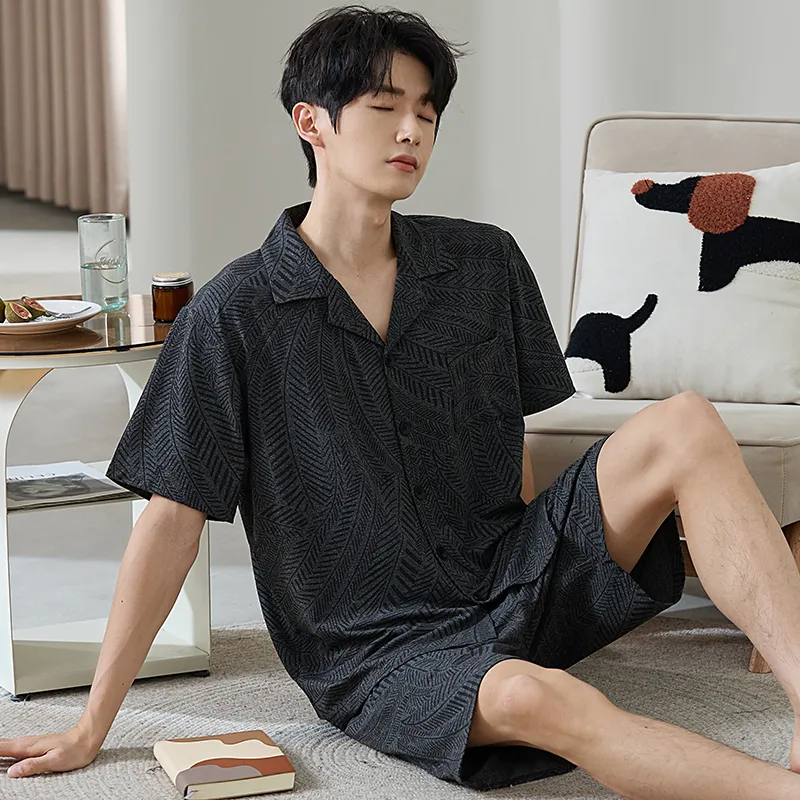 Good Fortune Pajama Set Men's Image Color-3