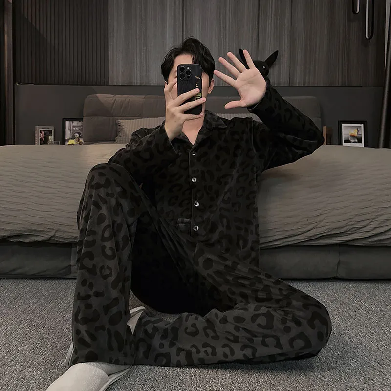Good Fortune Pajama Set Men's Image Color-2
