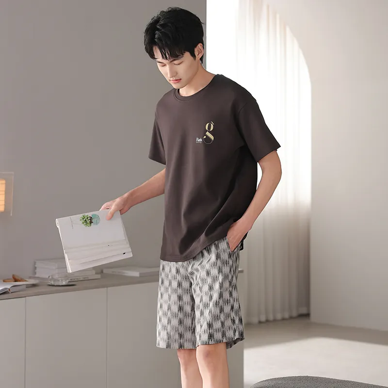 Good Fortune Pajama Set Men's Image Color-1
