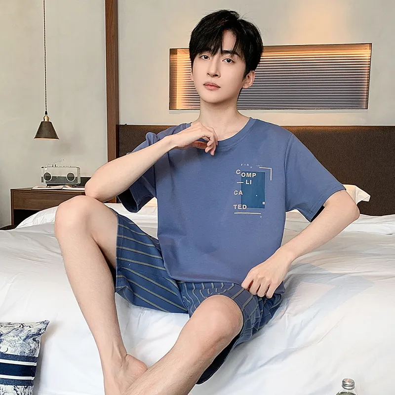 Good fortune Men Pajama Sets-5
