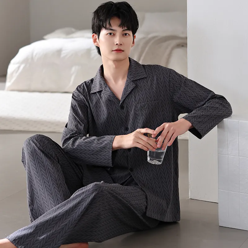 Good Fortune Pajama Set Men's Image Color-1