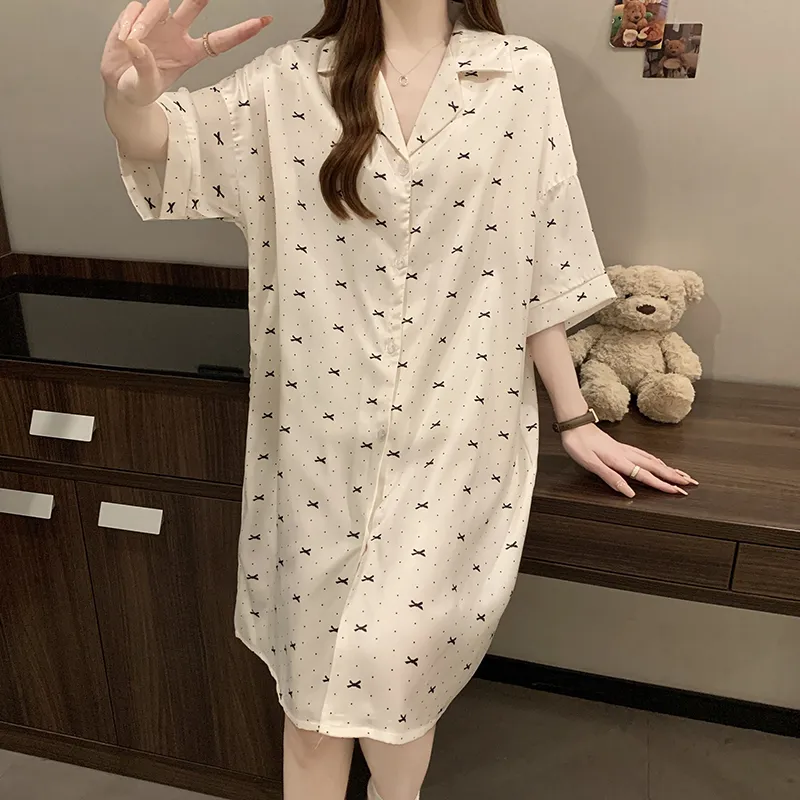 Good fortune Women's Nightgowns-5