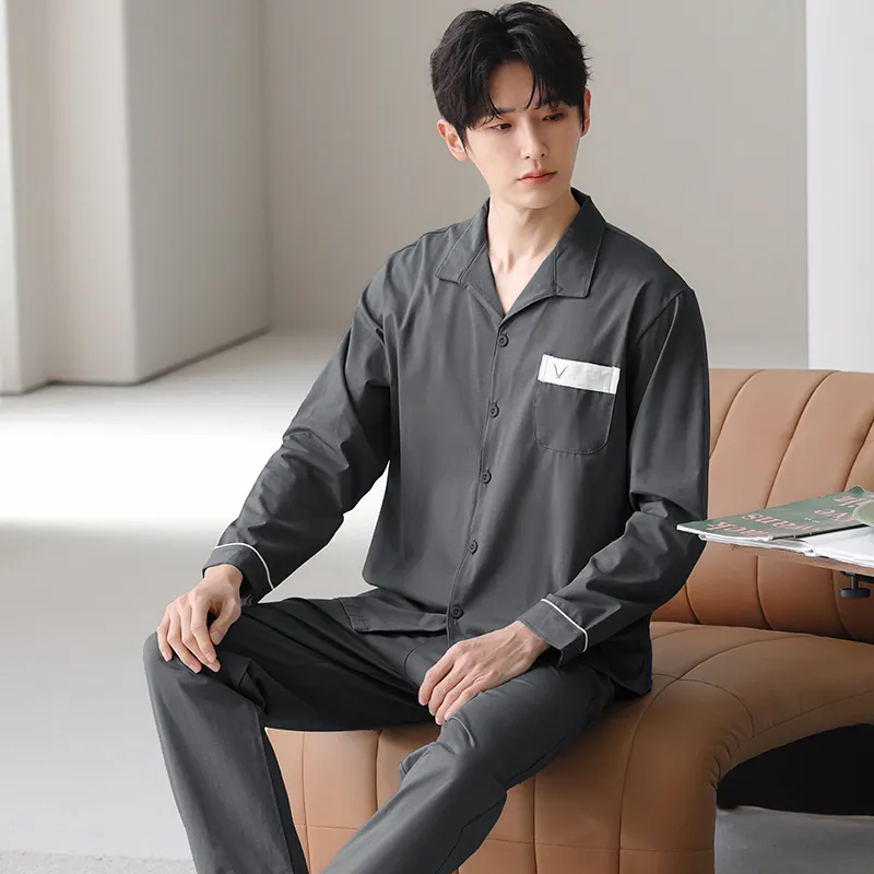 Good Fortune Pajama Set Men's Image Color-2