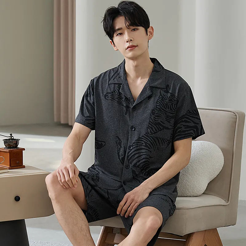 Good Fortune Pajama Set Men's Image Color-3