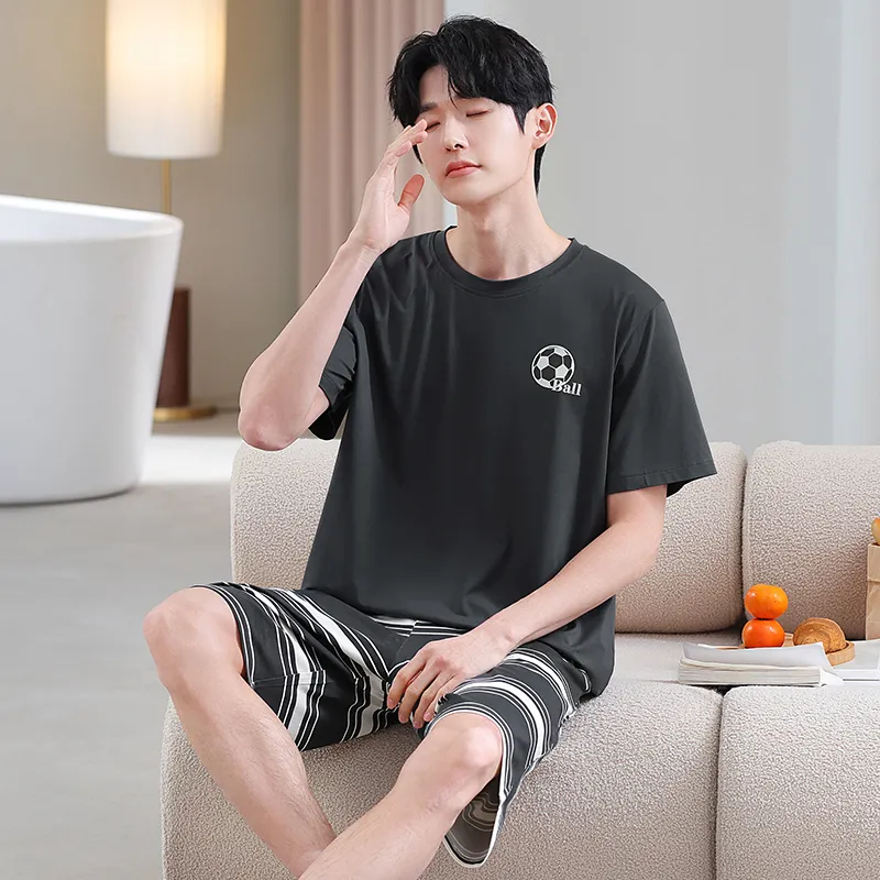 Good fortune Men Pajama Sets-5