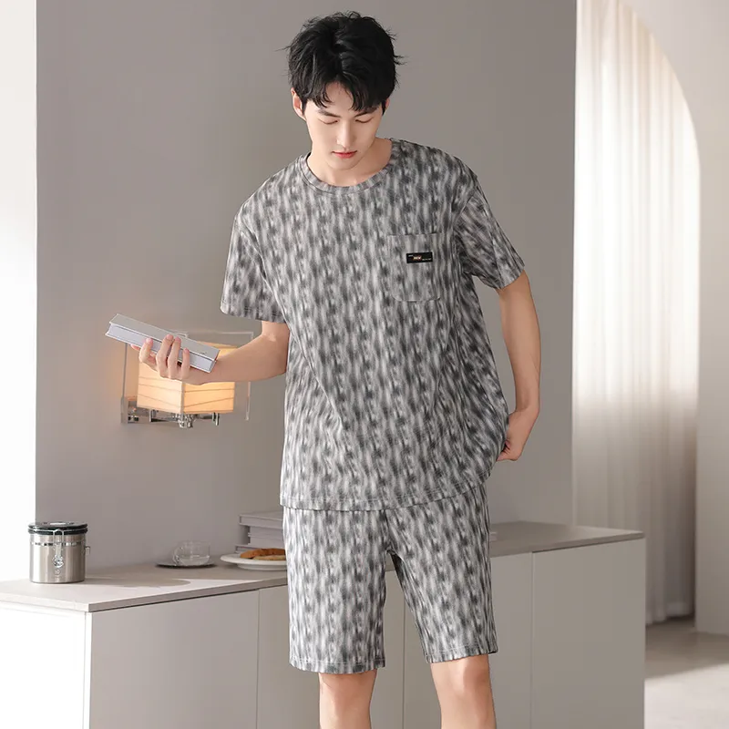 Good Fortune Pajama Set Men's Image Color-2