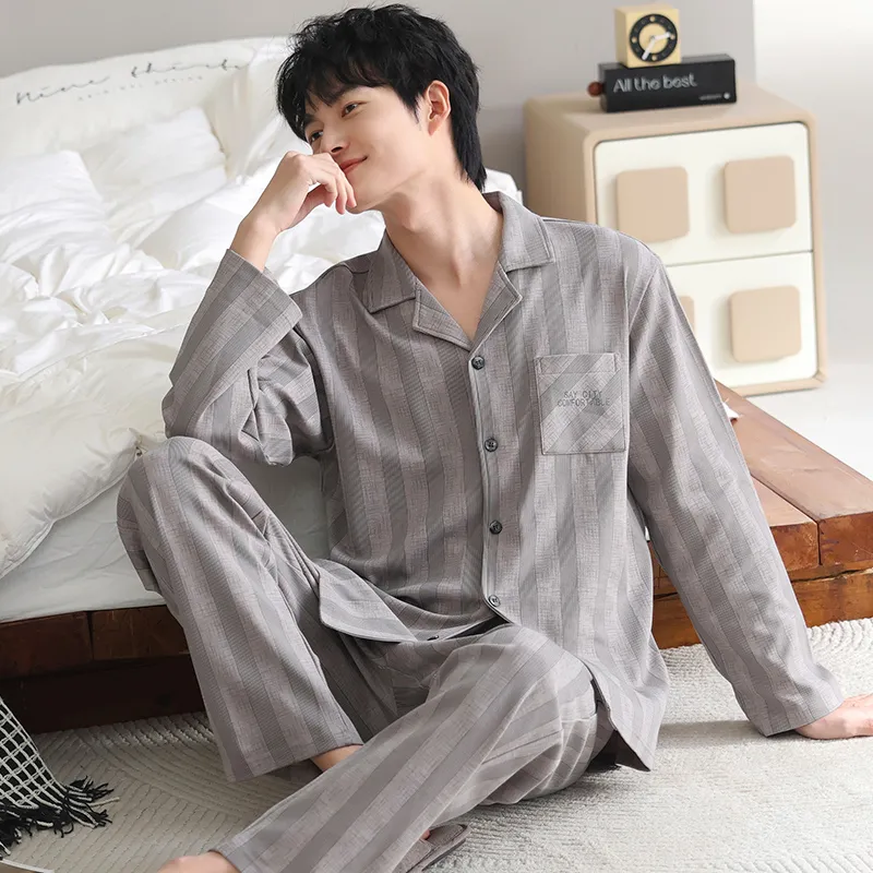 Good Fortune Pajama Set Men's Image Color-4