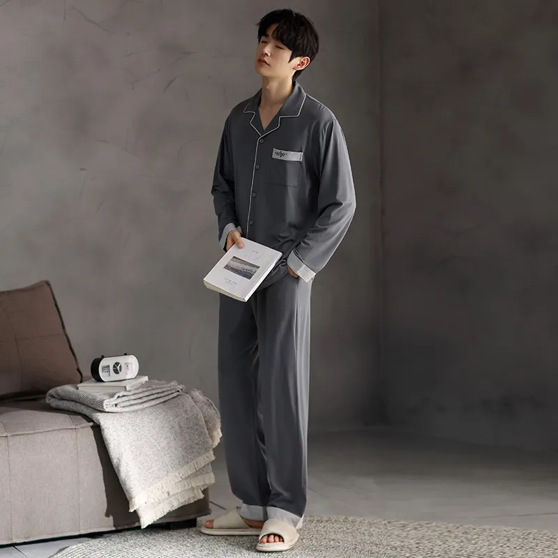 Good Fortune Pajama Set Men's Image Color-4