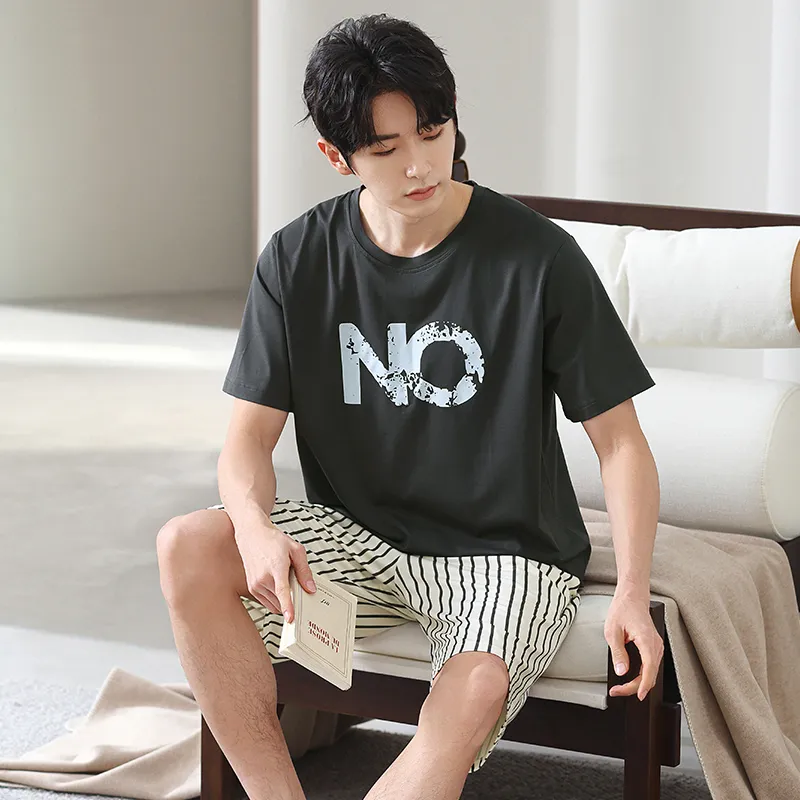 Good fortune Men Pajama Sets-5
