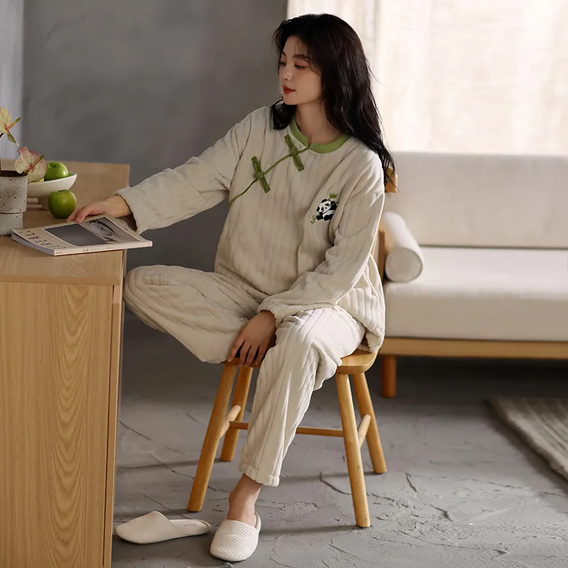 Good Fortune Pajama Set Women's Image Color-2
