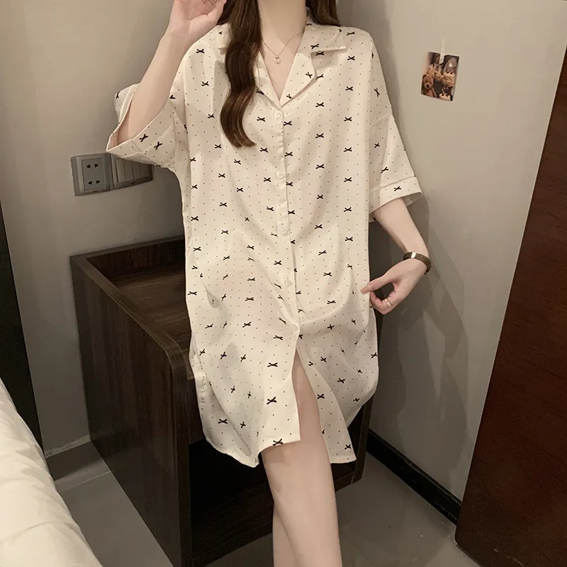 Good fortune Women's Nightgowns-2