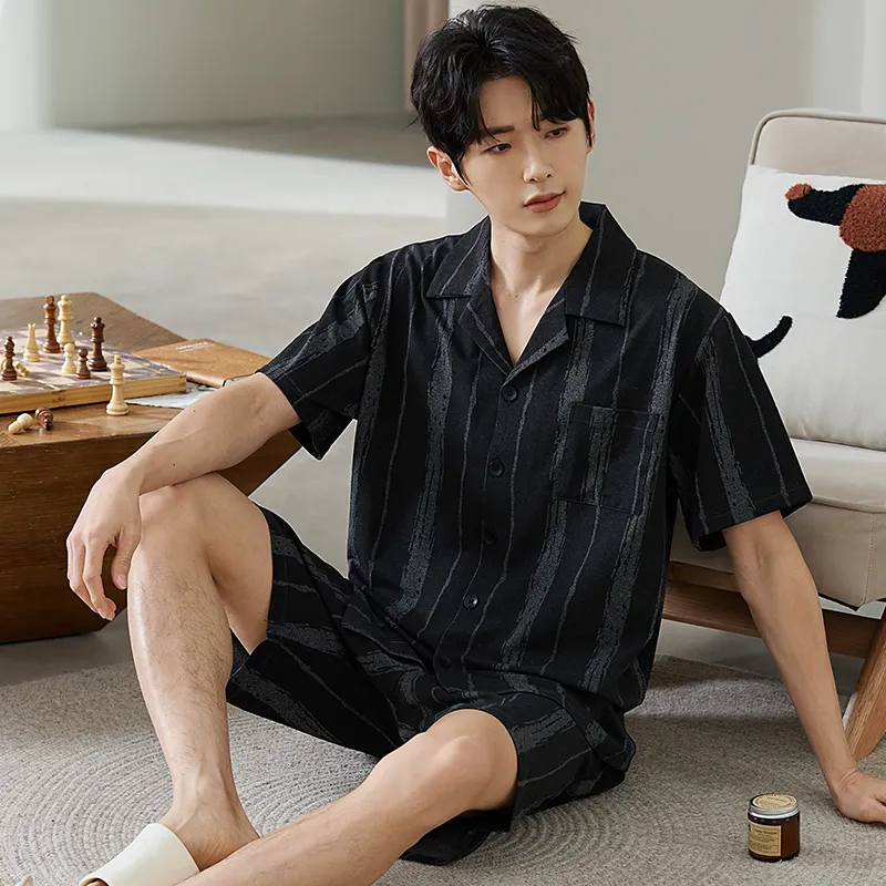 Good Fortune Pajama Set Men's Image Color-1