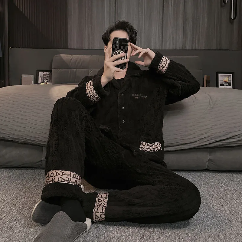 Good Fortune Pajama Set Men's Image Color-5