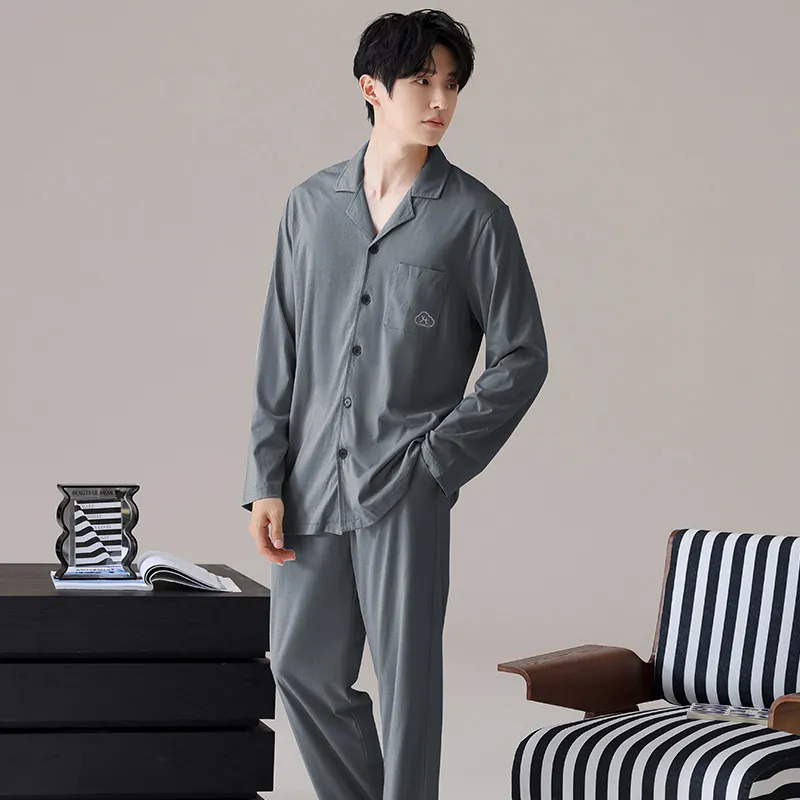 Good Fortune Pajama Set Men's Image Color-2