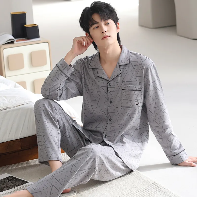 Good Fortune Pajama Set Men's Image Color-2
