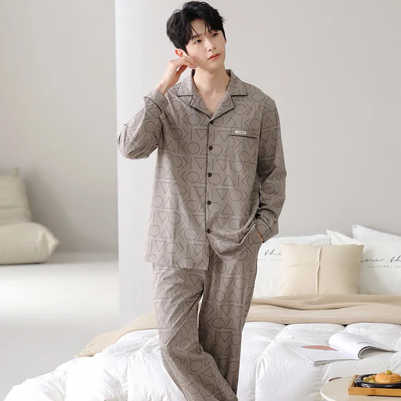 Good Fortune Pajama Set Men's Image Color-6