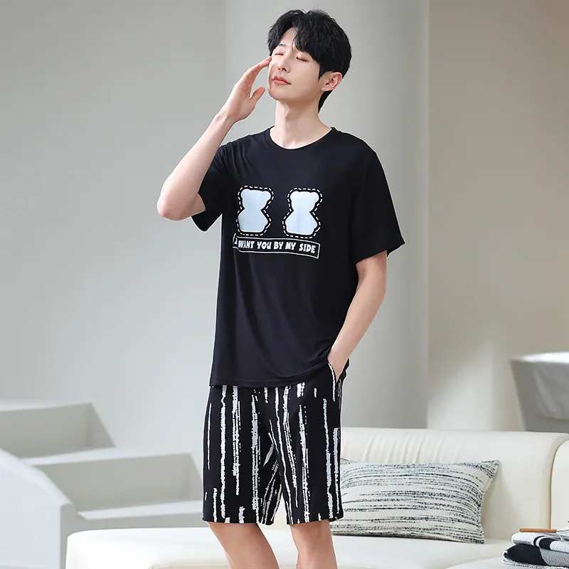 Good fortune Men Pajama Sets-1