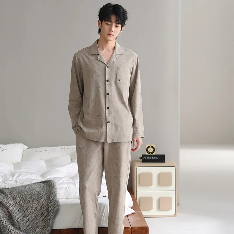 Good Fortune Pajama Set Men's Image Color-6