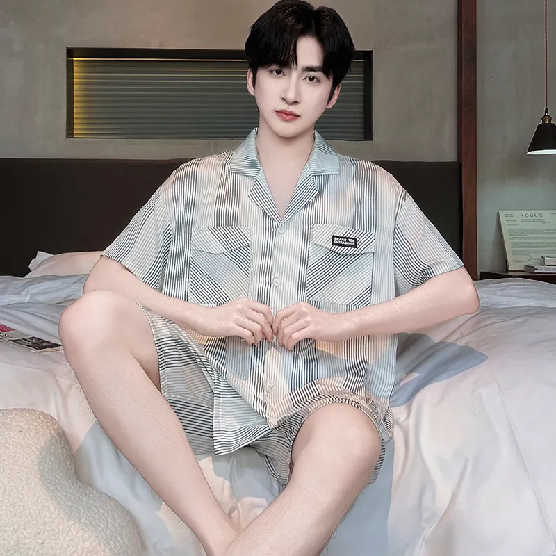 Good fortune Men Pajama Sets-3