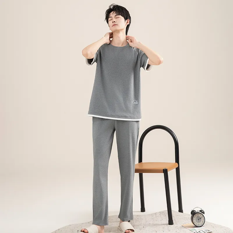 Good fortune Men Pajama Sets-1