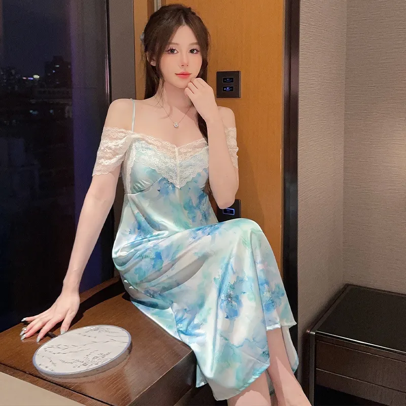 Good fortune Women's Nightgowns-5