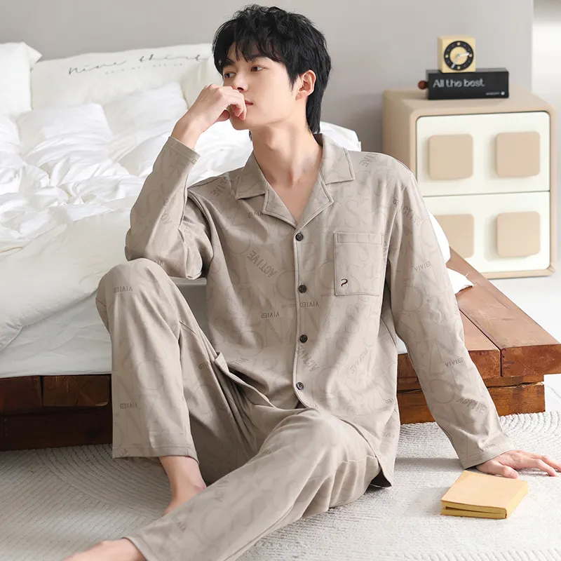 Good Fortune Pajama Set Men's Image Color-3