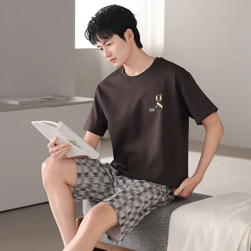 Good Fortune Pajama Set Men's Image Color-5