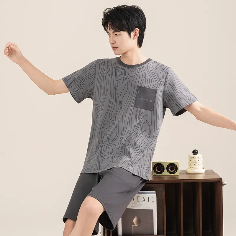 Good fortune Men Pajama Sets-6