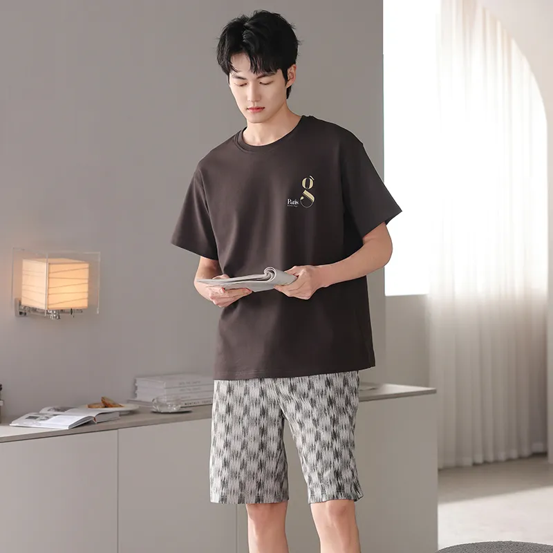 Good Fortune Pajama Set Men's Image Color-3