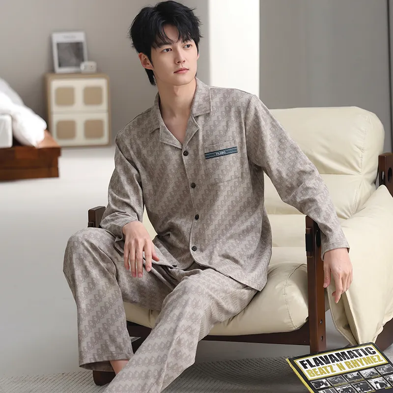 Good Fortune Pajama Set Men's Image Color-1
