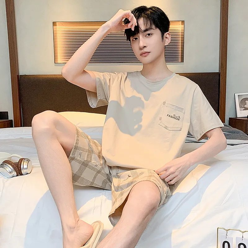 Good fortune Men Pajama Sets-3