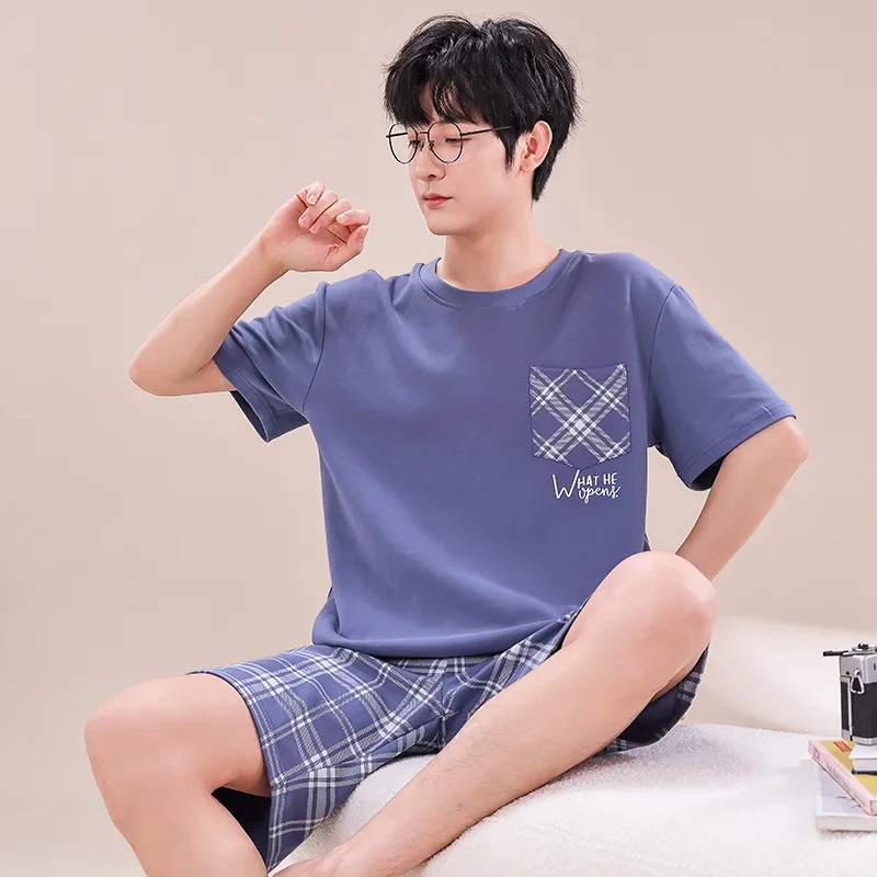 Good fortune Men Pajama Sets-2