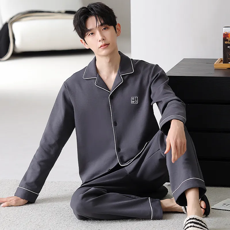 Good Fortune Pajama Set Men's Image Color-4