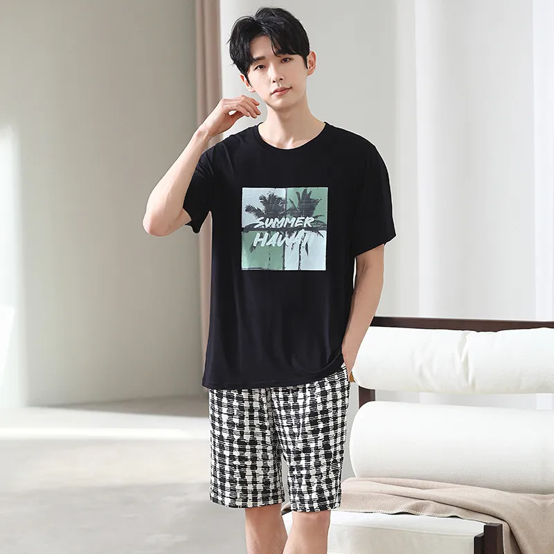 Good fortune Men Pajama Sets-1