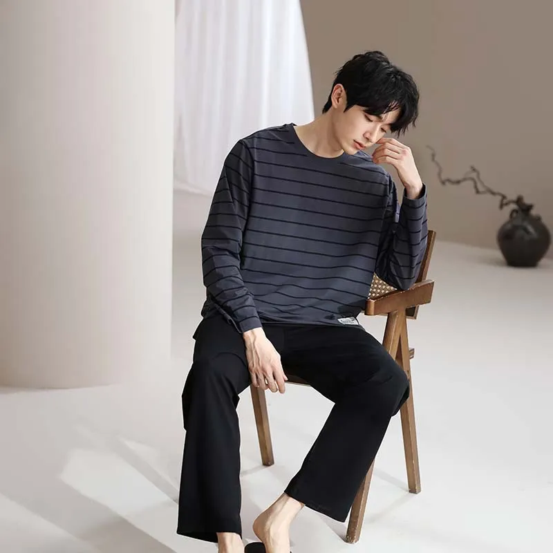Good Fortune Pajama Set Men's Image Color-4