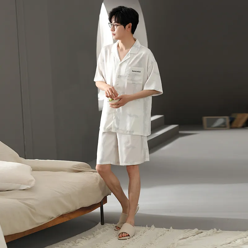 Good Fortune Pajama Set Men's Image Color-4