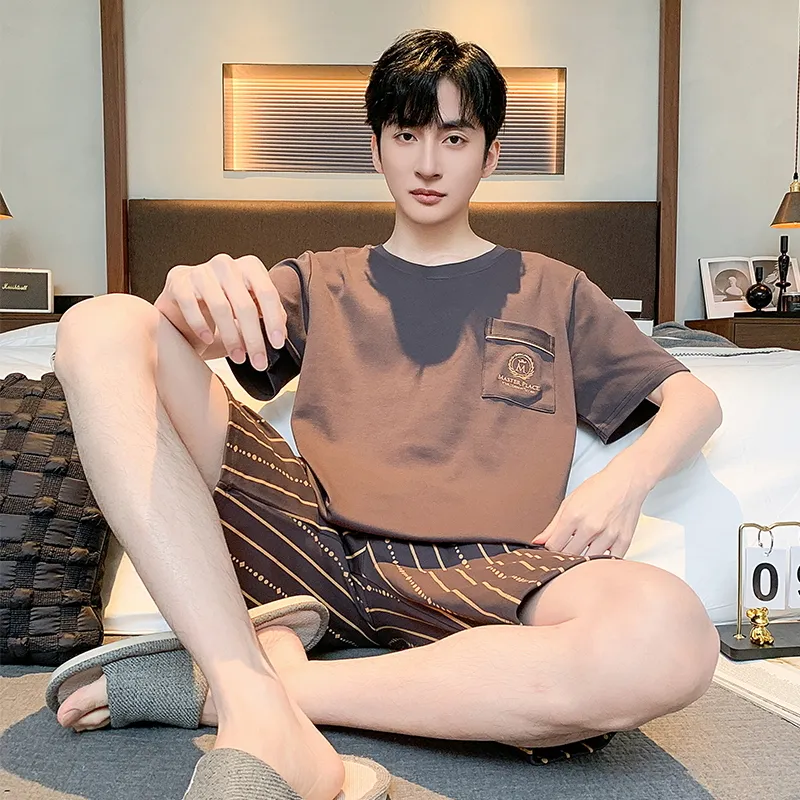 Good fortune Men Pajama Sets-5
