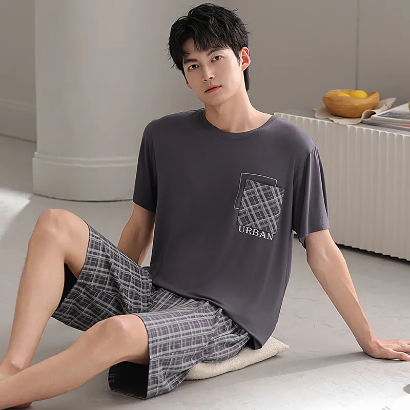 Good fortune Men Pajama Sets-6