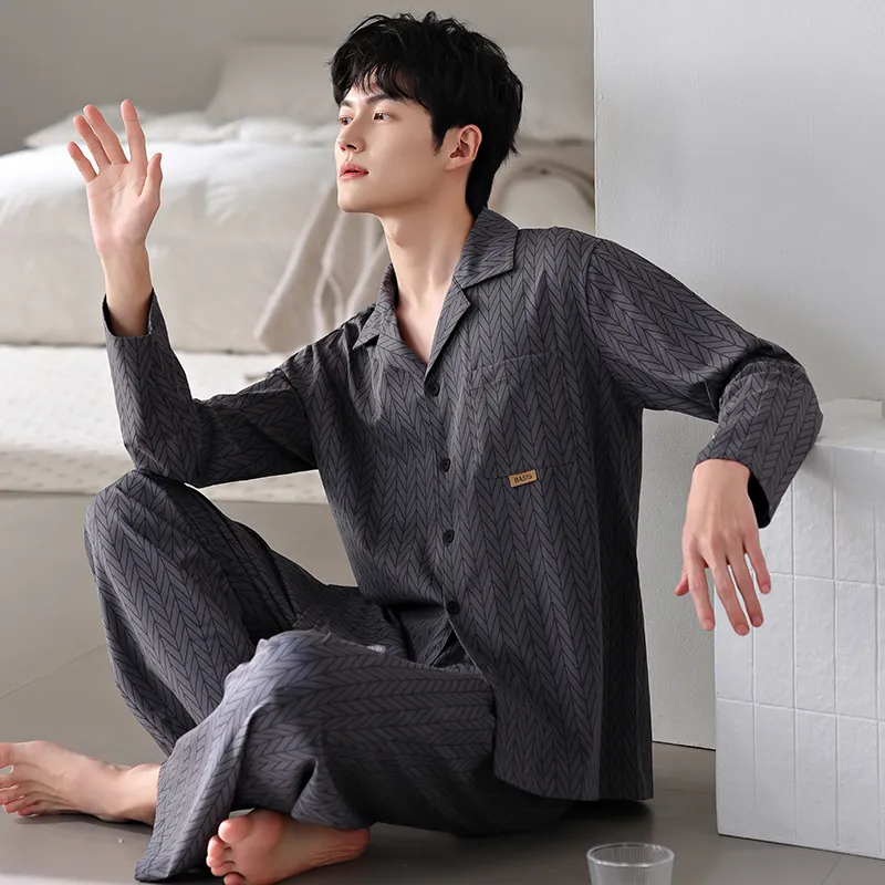 Good Fortune Pajama Set Men's Image Color-5