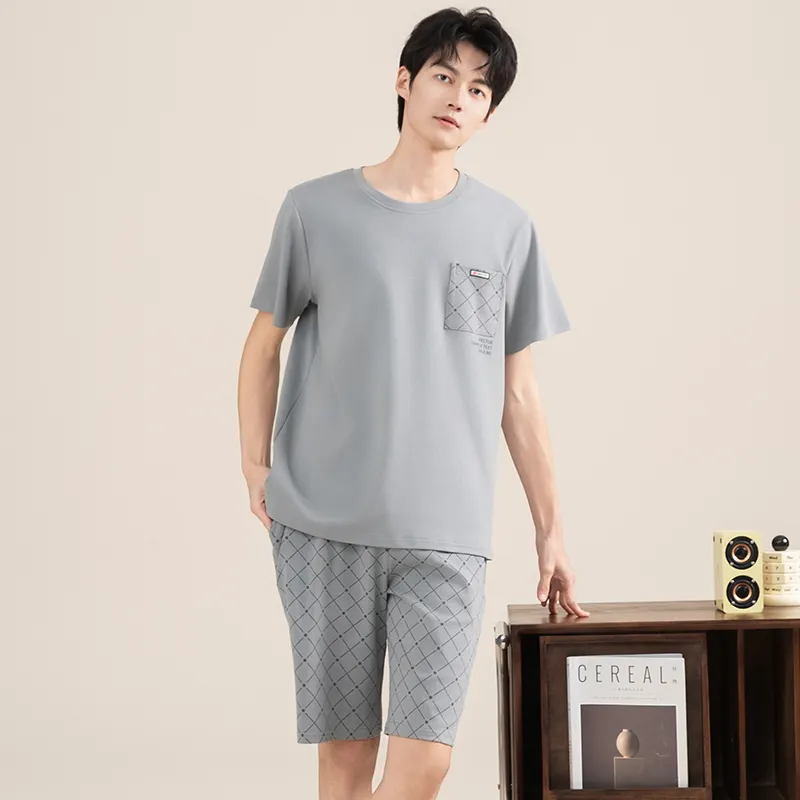 Good fortune Men Pajama Sets-1
