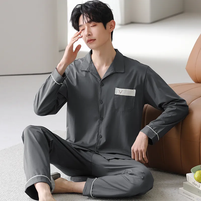 Good Fortune Pajama Set Men's Image Color-5