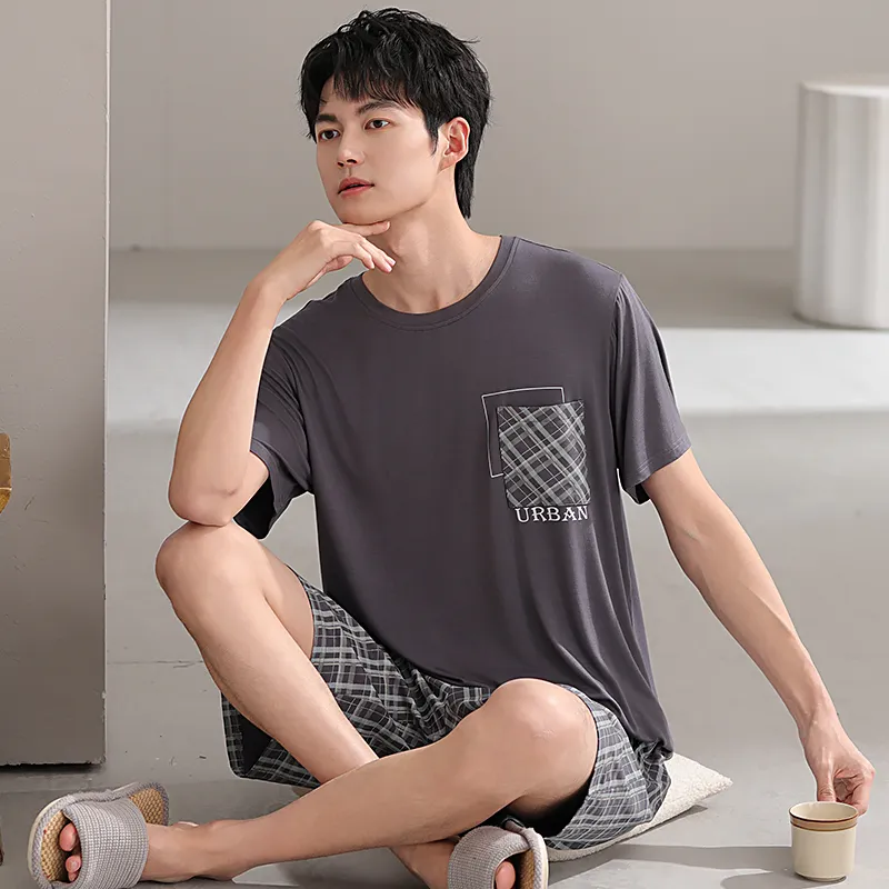 Good Fortune Pajama Set Men's Image Color-2