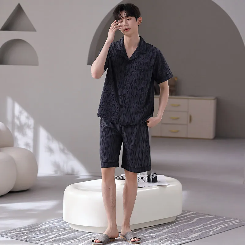 Good fortune Men Pajama Sets-3