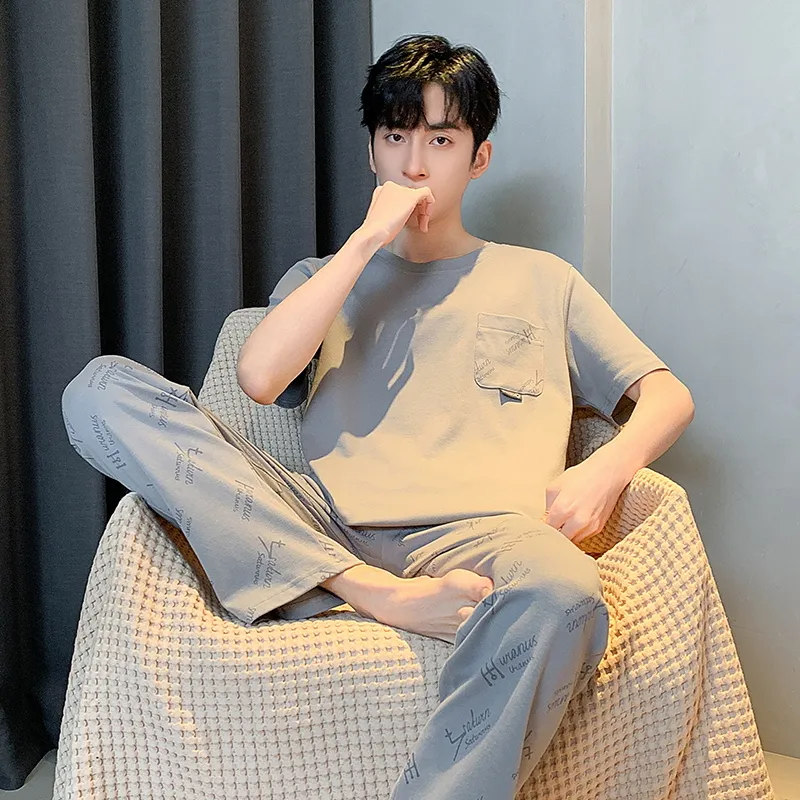 Good fortune Men Pajama Sets-6