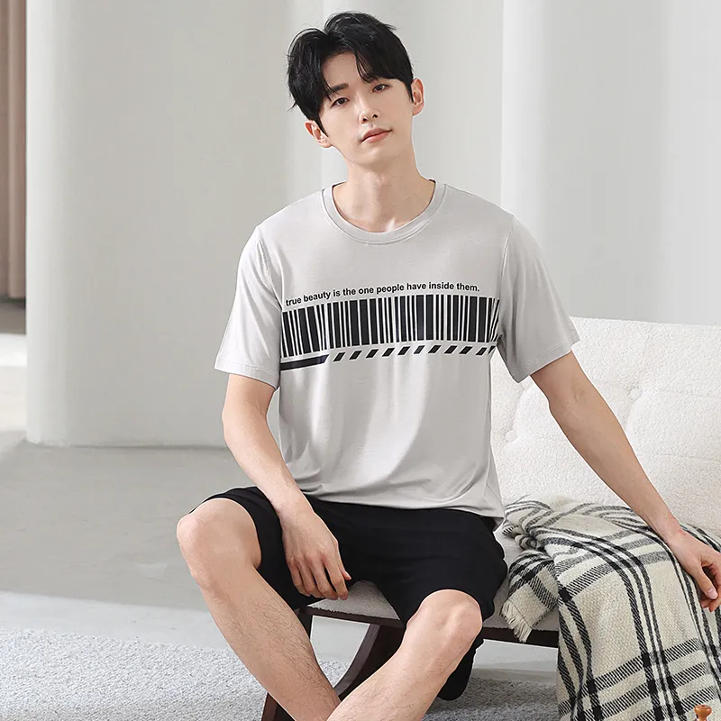 Good Fortune Pajama Set Men's Image Color-4